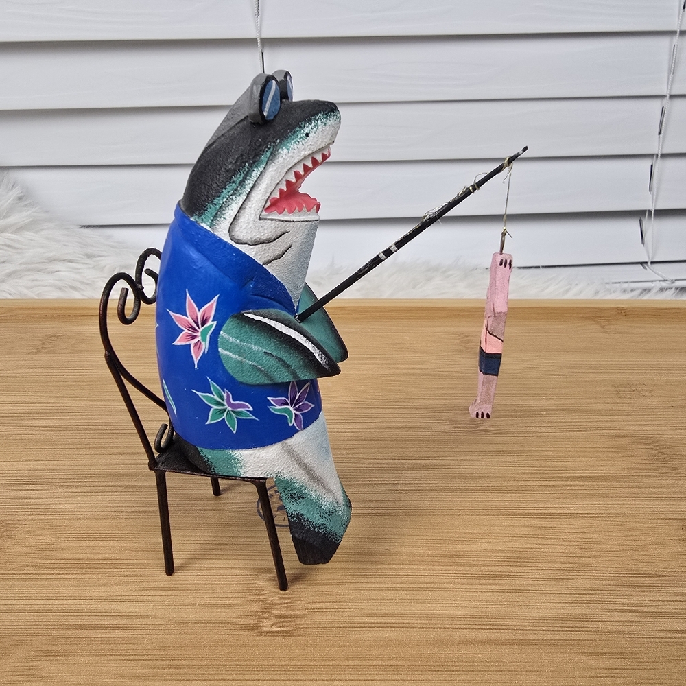 Fishing Shark on a Chair Decor - Picture 4 of 16